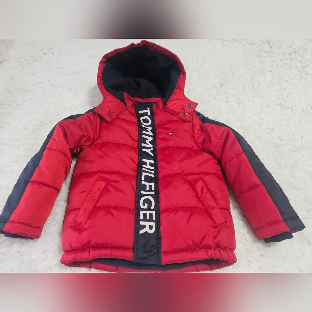 Tommy Hilfiger Kids' Red Puffer Jacket
